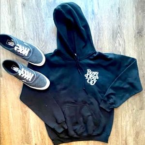 Men’s Boys Don’t Cry Black Hooded Sweatshirt